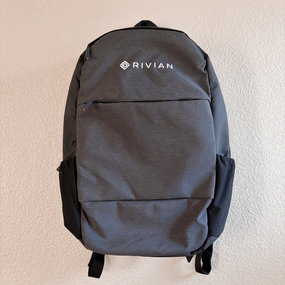 Rivian Padded Laptop Backpack w Pockets & Adjustable Straps
